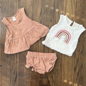Toddler mix and match rainbow set